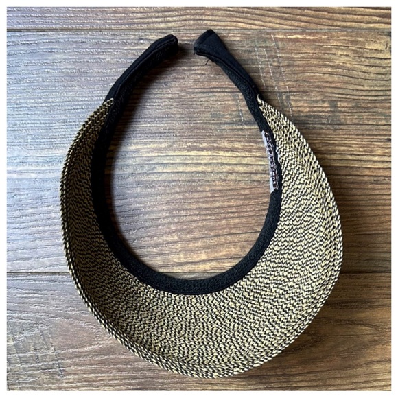 Sun & Sand Giana Tweed Braided Visor - Picture 5 of 7